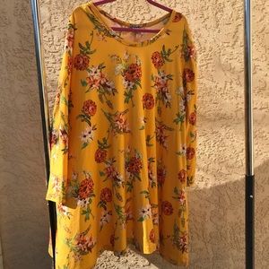 Yellow Floral Dress